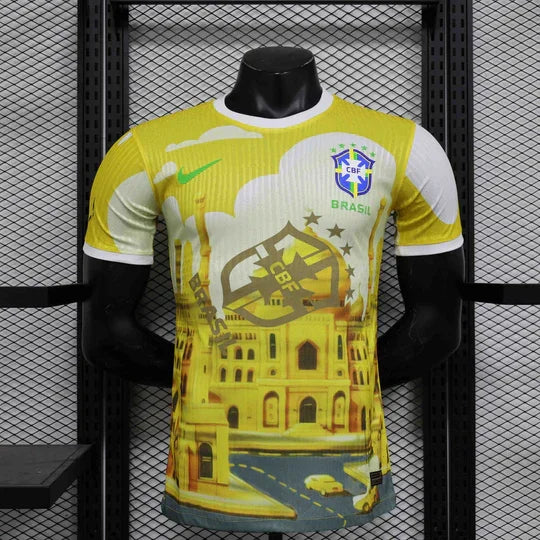 Maillot Brésil Concept 2025 Jaune