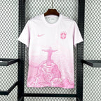 Maillot Brésil Concept Rose & Blanc 2025-26
