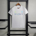 Maillot Real Madrid foot Balmain blanc 2023 2024