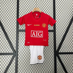 KIT ENFANT RÉTRO MANCHESTER UNITED 2008