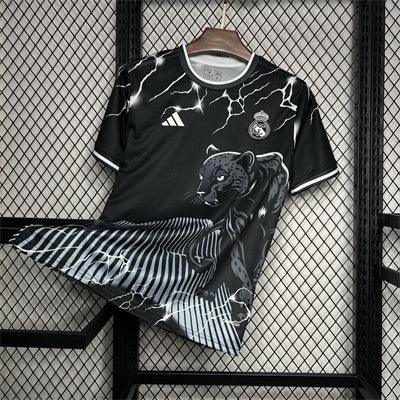 Maillot Real Madrid Noir & Gris Panther 2024/25