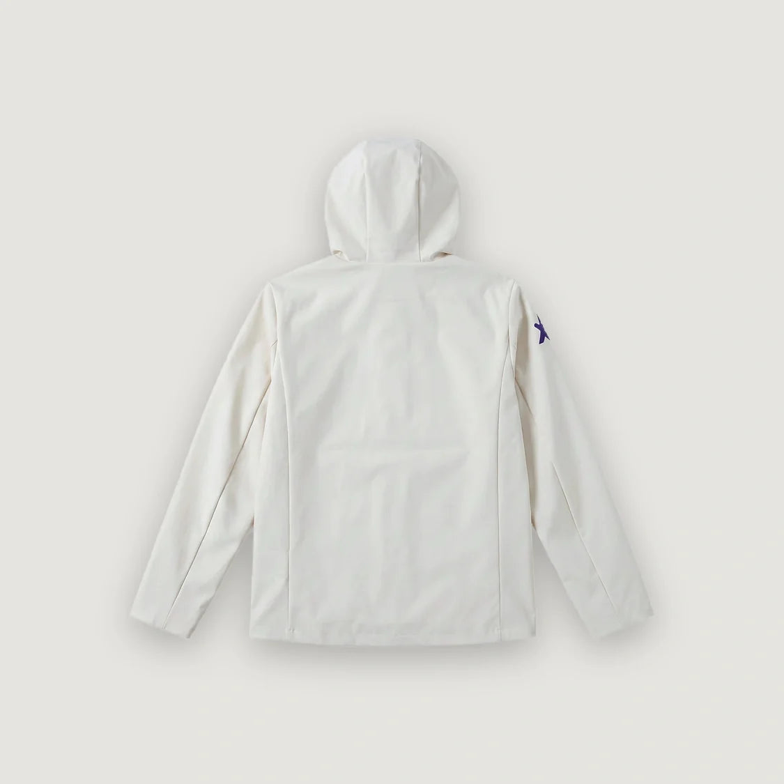 Brésil – Veste Coupe-Vent à Capuche – Blanc Cassé