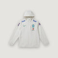 Brésil – Veste Coupe-Vent à Capuche – Blanc Cassé
