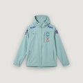Brésil – Veste Coupe-Vent à Capuche – Vert d'Eau